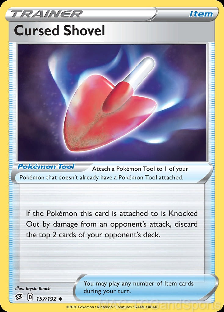 Cursed Shovel 157/192 Reverse Holo
