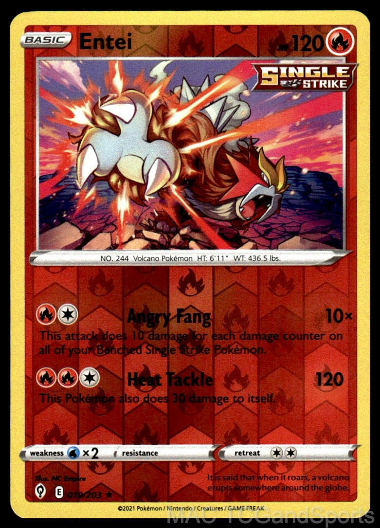 Entei 019/203 Reverse Holo