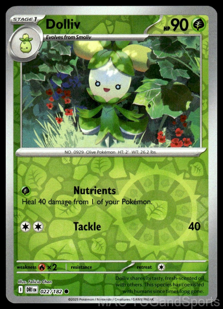 Dolliv 022/182 Reverse Holo