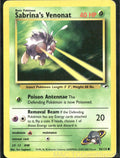 Sabrina's Venonat 96/132 Unlimited Gym Heroes Pokemon TCG LP