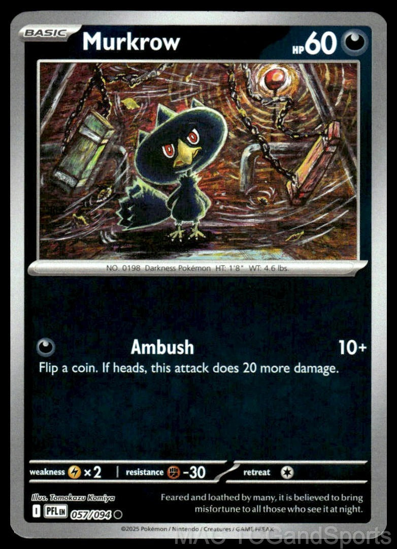 Murkrow 057/094 Reverse Holo