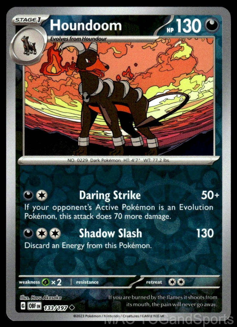 Houndoom 133/197 Reverse Holo
