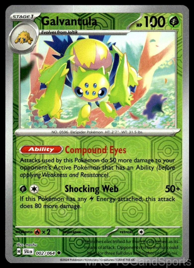 Galvantula 002/064 Reverse Holo