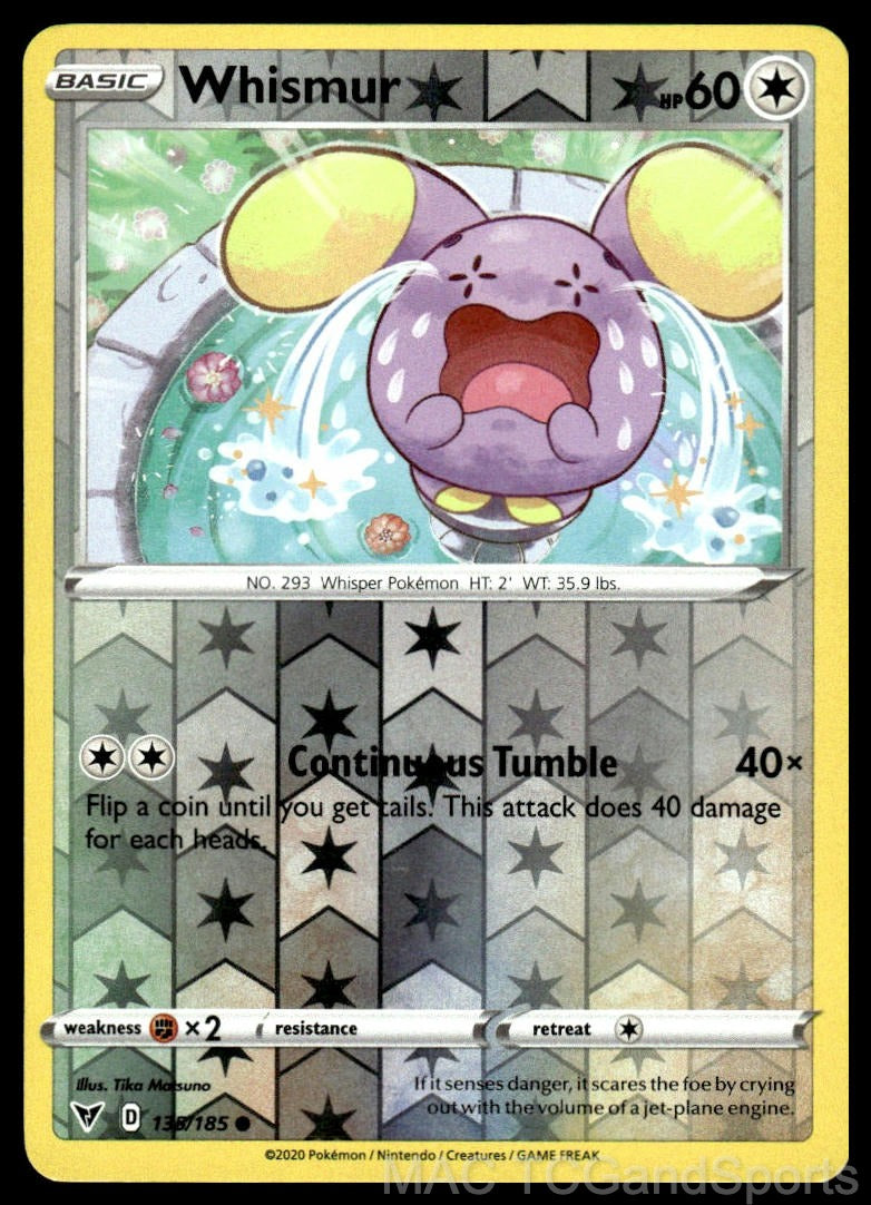 Whismur 135/185 Reverse Holo