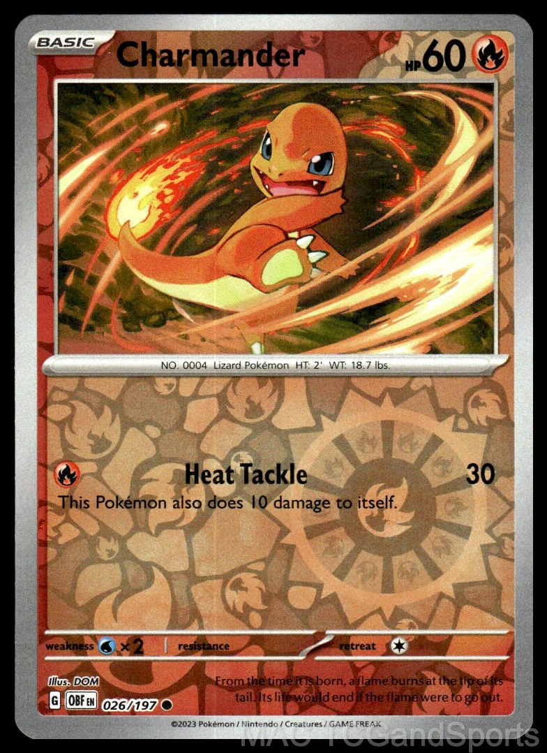Charmander 026/197 Reverse Holo