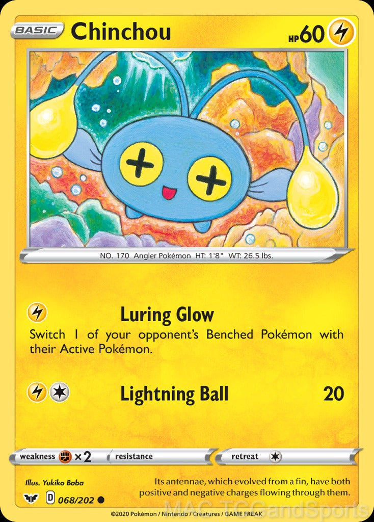 Chinchou 068/202 Reverse Holo