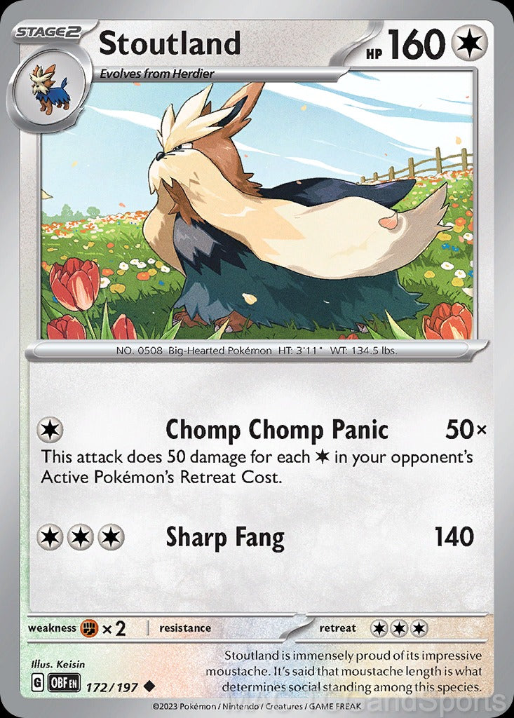 Stoutland 172/197 Reverse Holo