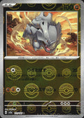Rhyhorn (Poke Ball) 111/165 Holo SV2a: Pokemon Card 151 Pokemon TCG Japanese NM
