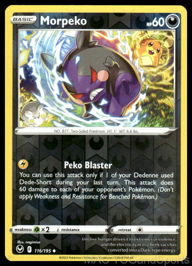 Morpeko 116/195 Reverse Holo
