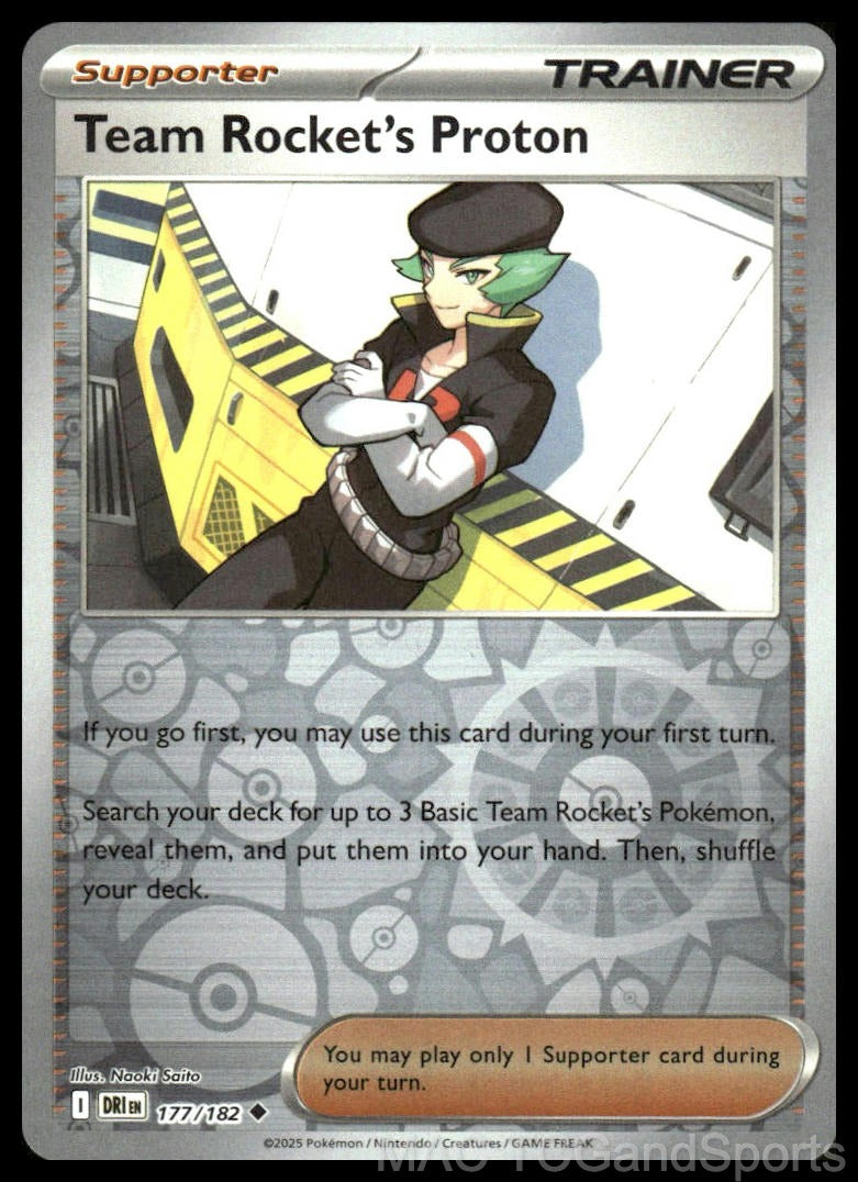 Team Rocket's Proton 177/182 Reverse Holo