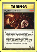 Mysterious Fossil 62/62 Unlimited Fossil Pokemon TCG LP
