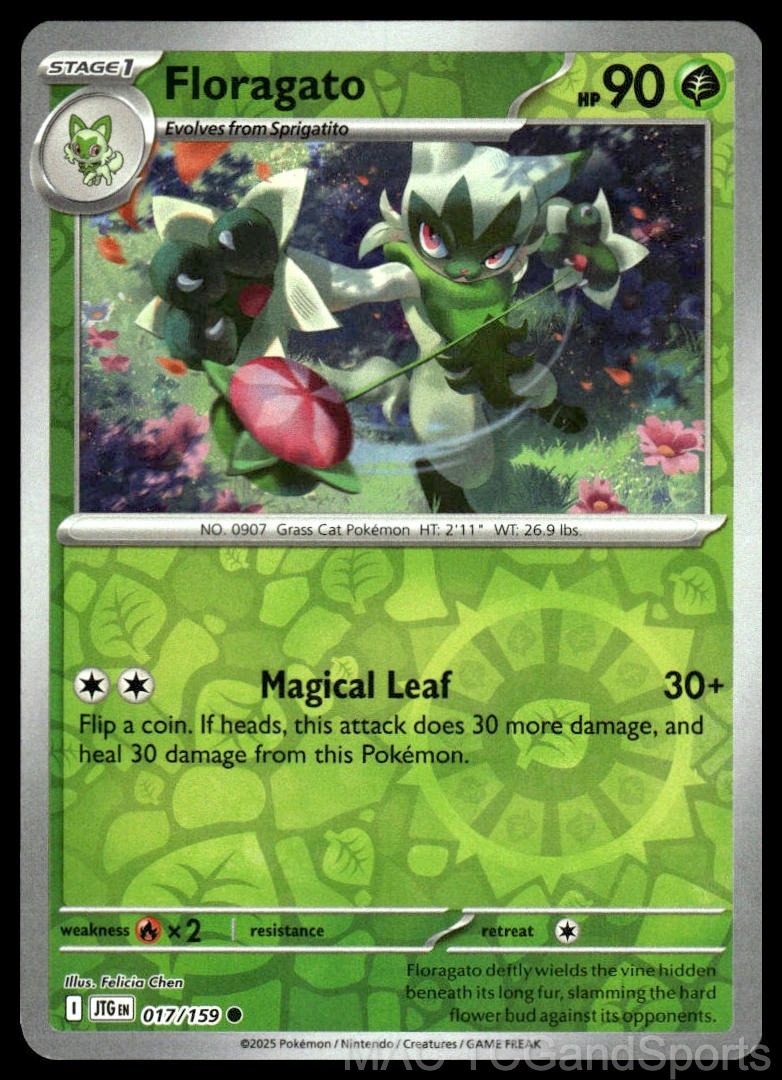 Floragato 017/159 Reverse Holo