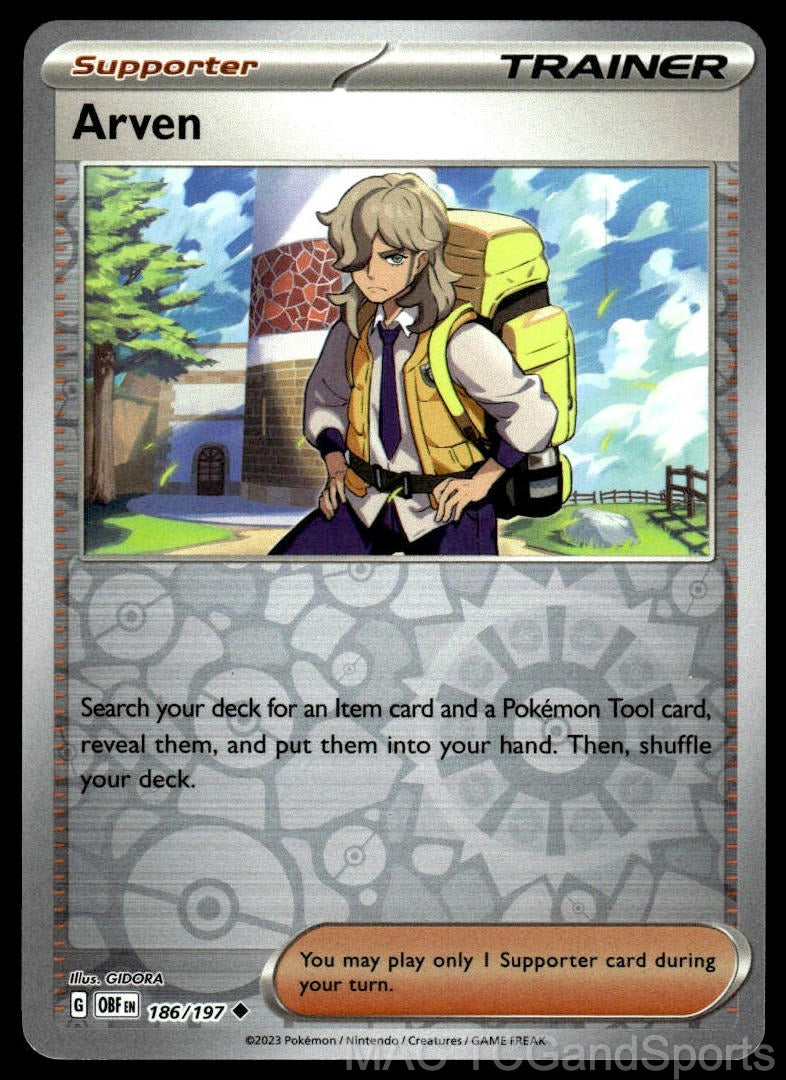 Arven 186/197 Reverse Holo