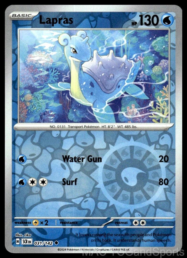 Lapras 031/142 Reverse Holo