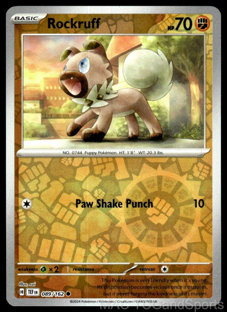 Rockruff 089/162 Reverse Holo