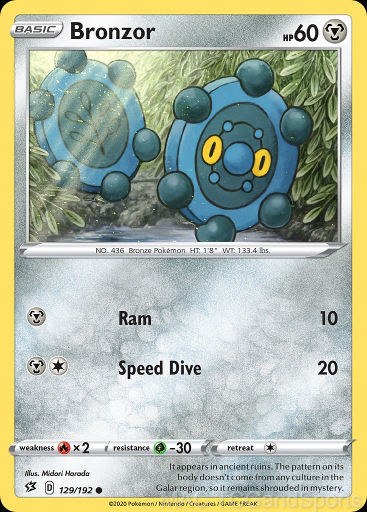 Bronzor 129/192 Reverse Holo