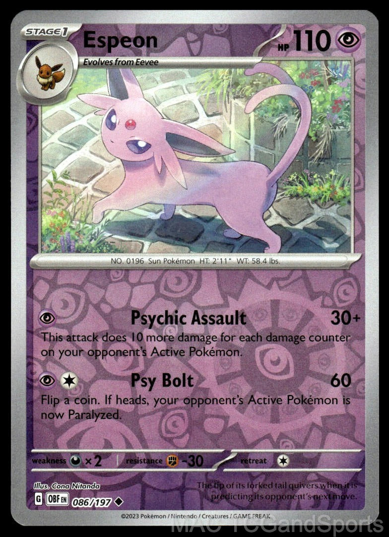 Espeon 086/197 Reverse Holo