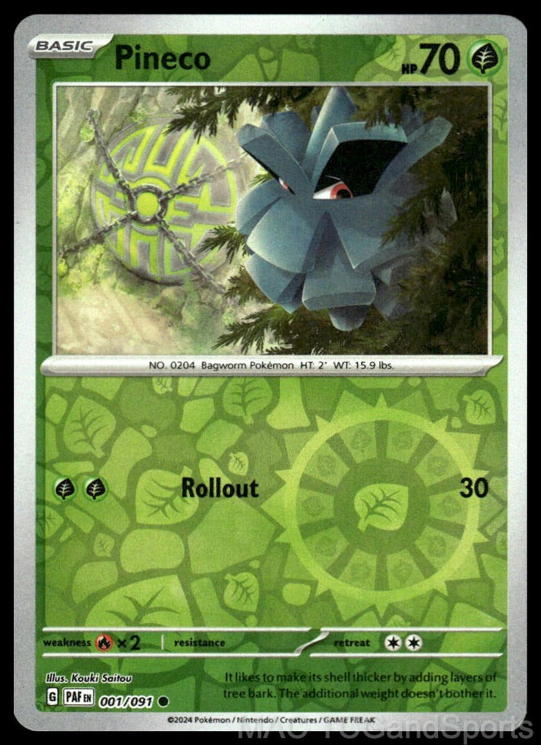 Pineco 001/091 Reverse Holo