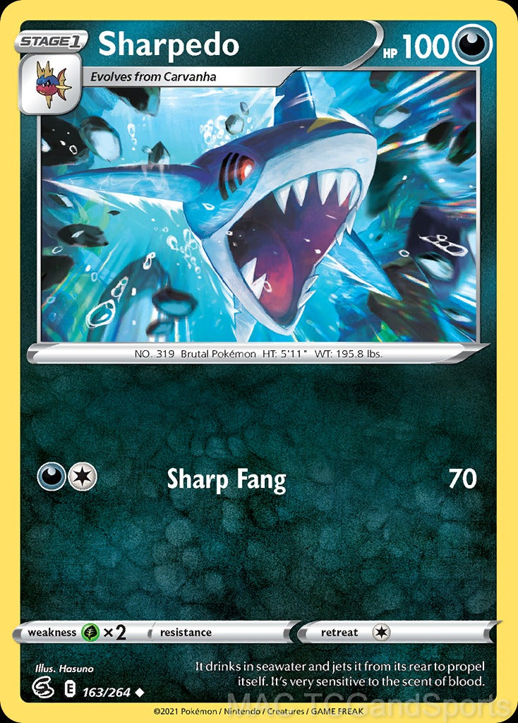 Sharpedo 163/264 Reverse Holo