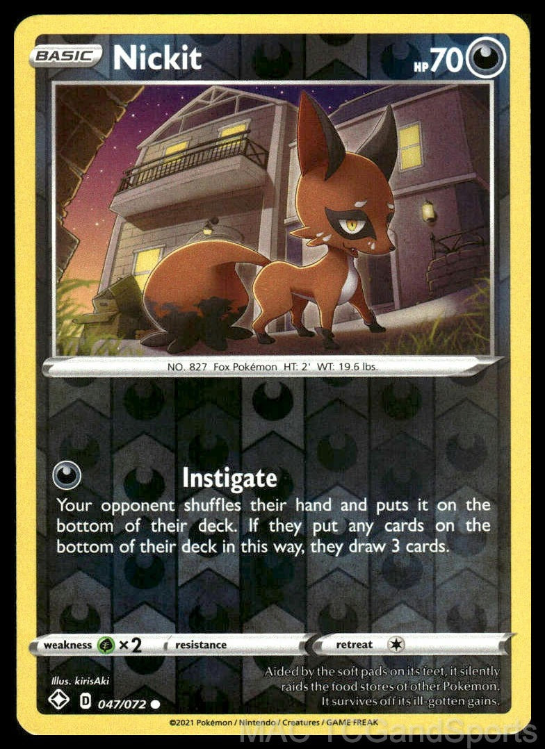 Nickit 047/072 Reverse Holo
