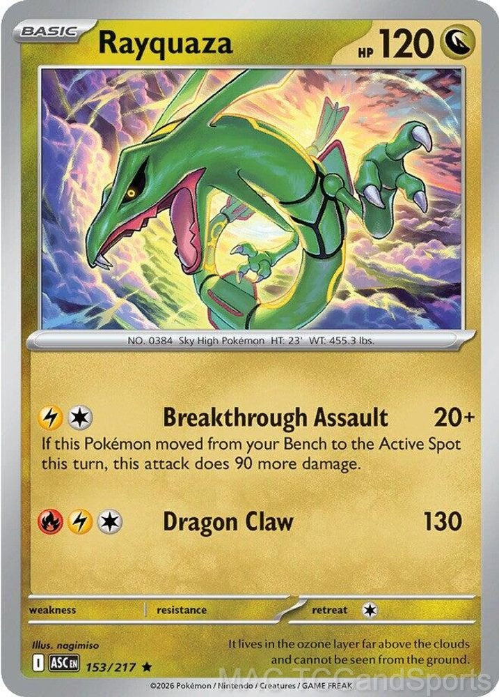 Rayquaza 153/217 Holo