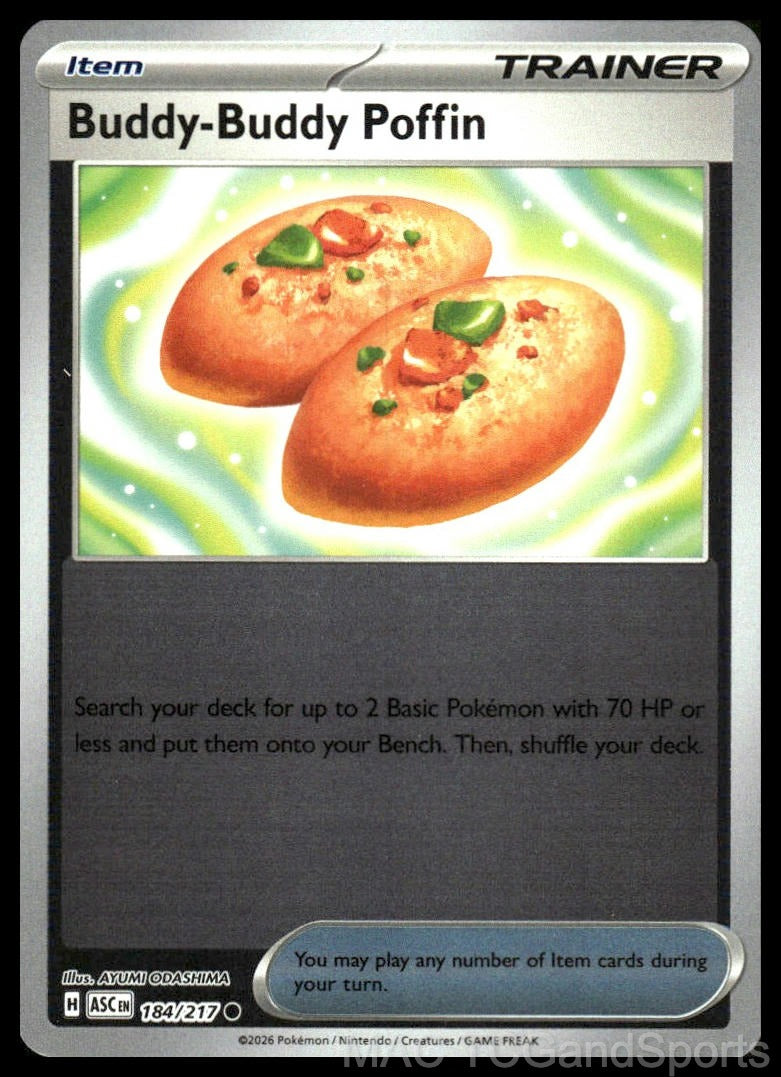 Buddy-Buddy Poffin 184/217 Reverse Holo