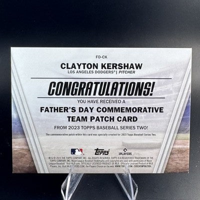 CLAYTON KERSHAW #FD-CK 2023 Topps Baseball Series Two Los Angeles Dodgers