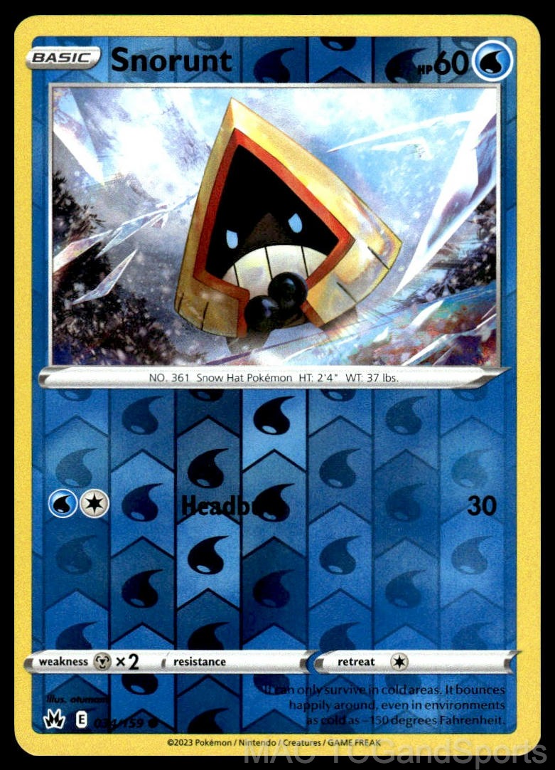 Snorunt 034/159 Reverse Holo