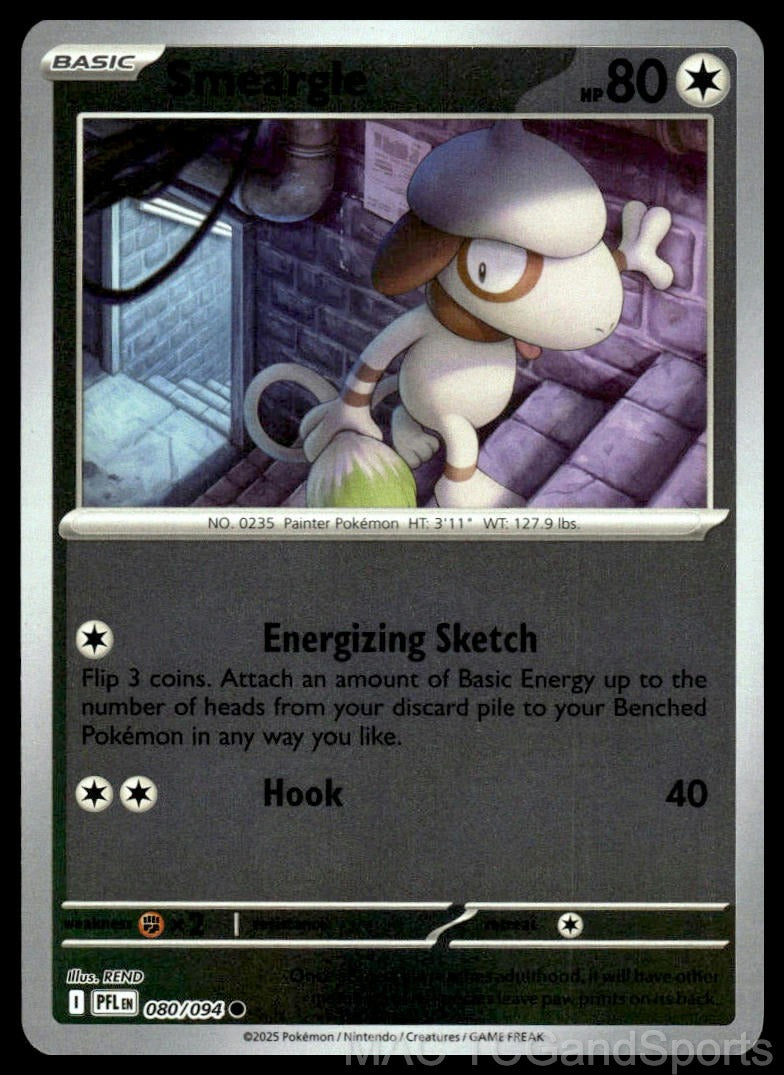 Smeargle 080/094 Reverse Holo