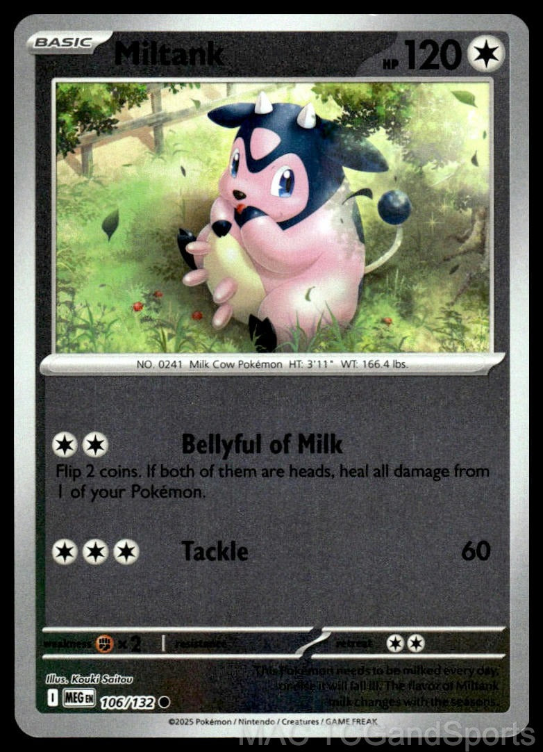 Miltank 106/132 Reverse Holo