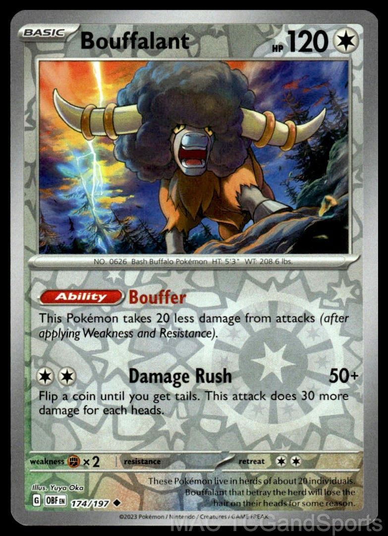 Bouffalant 174/197 Reverse Holo