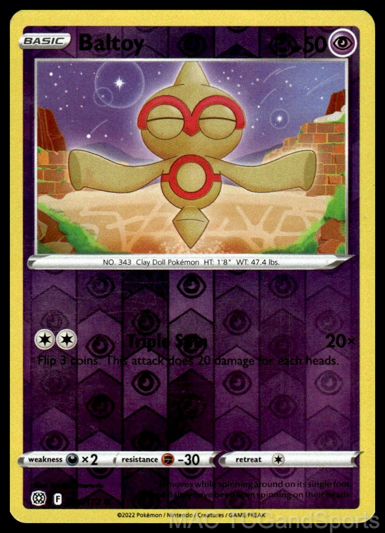Baltoy 058/172 Reverse Holo