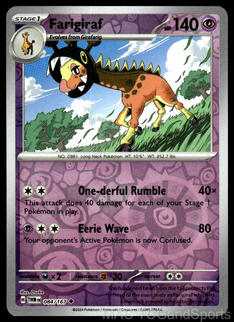 Farigiraf 084/167 Reverse Holo