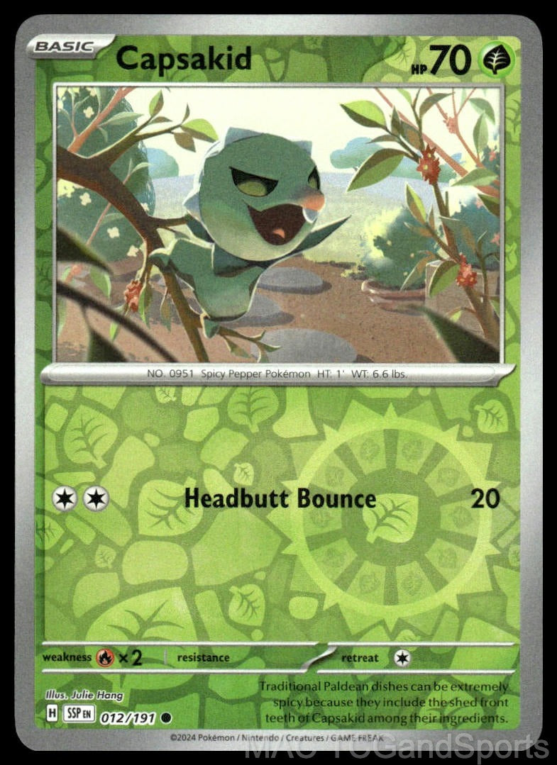 Capsakid 012/191 Reverse Holo