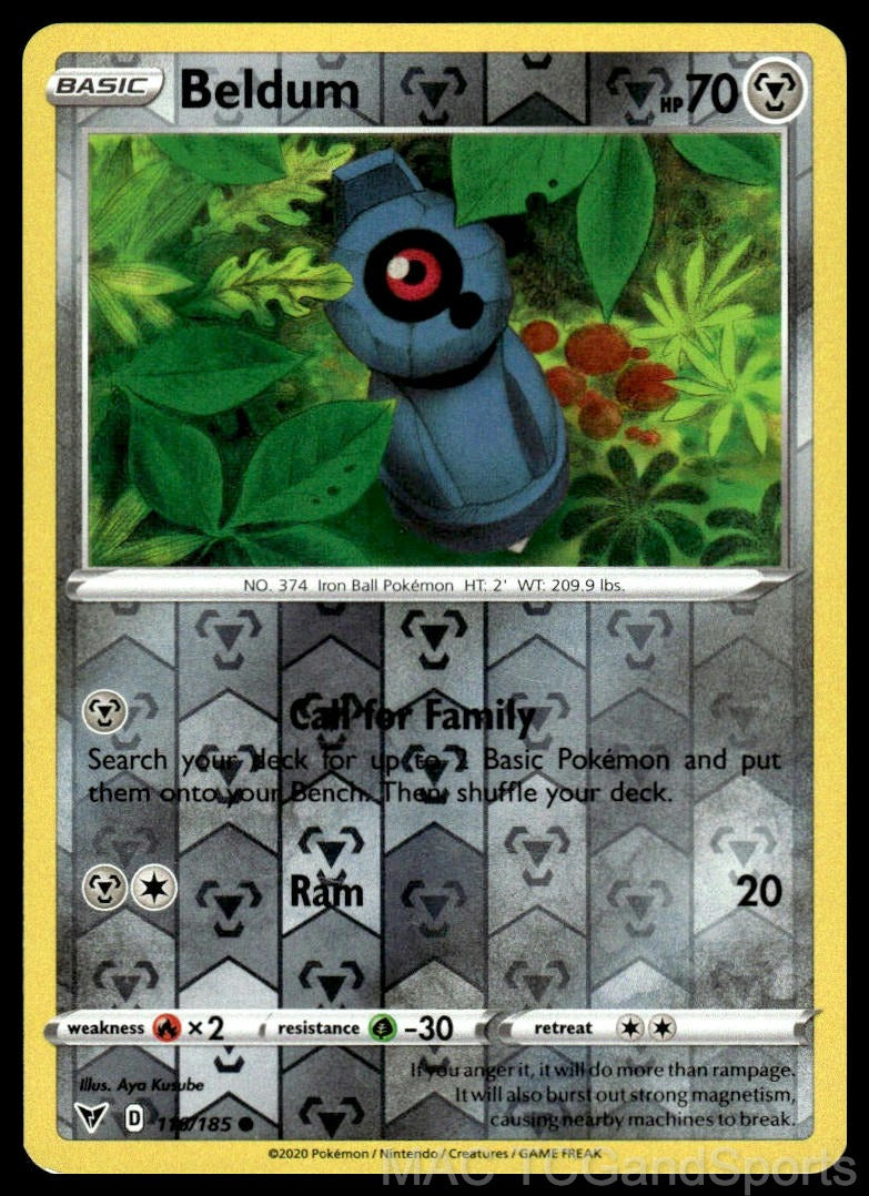 Beldum 116/185 Reverse Holo