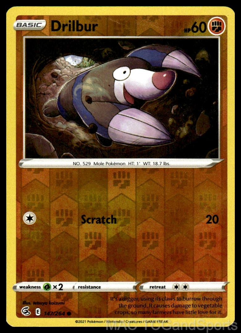Drilbur 147/264 Reverse Holo