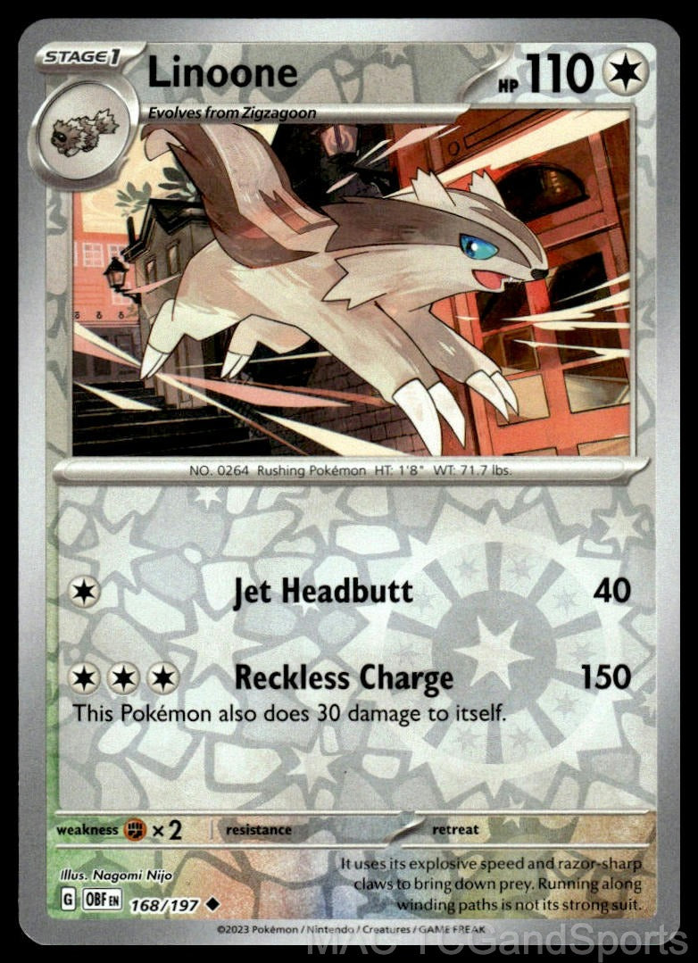 Linoone 168/197 Reverse Holo