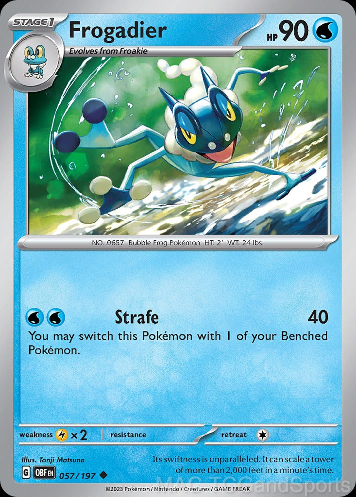 Frogadier 057/197 Reverse Holo