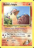 Blaine's Vulpix 65/132 Unlimited Gym Heroes Pokemon TCG LP
