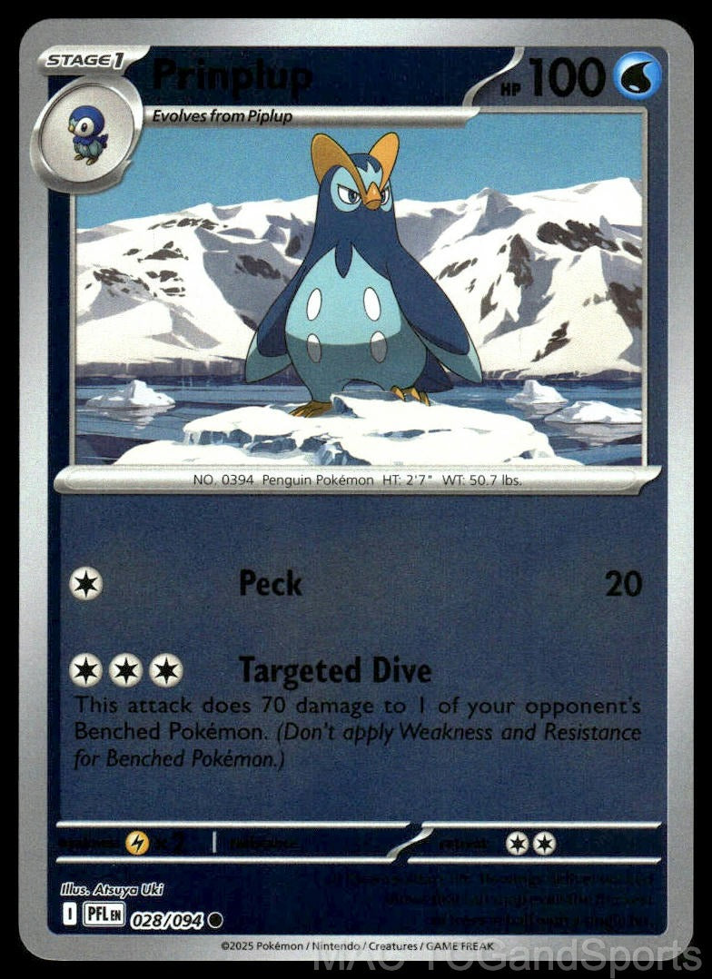 Prinplup 028/094 Reverse Holo