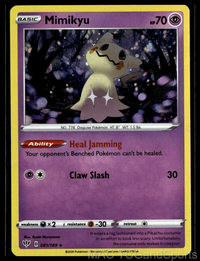 Mimikyu (Cosmos Holo) 081/189 Pokemon TCG NM