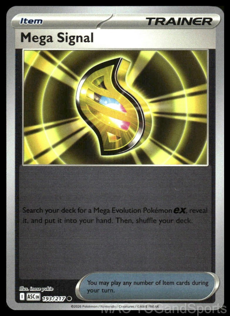 Mega Signal 193/217 Reverse Holo