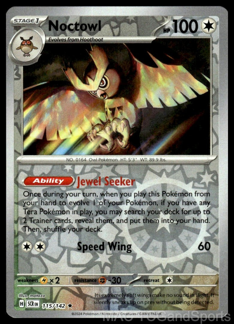 Noctowl 115/142 Reverse Holo