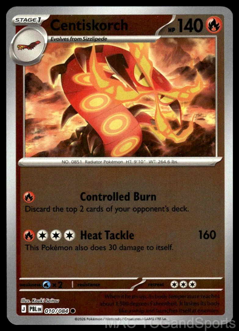 Centiskorch 010/084 Reverse Holo