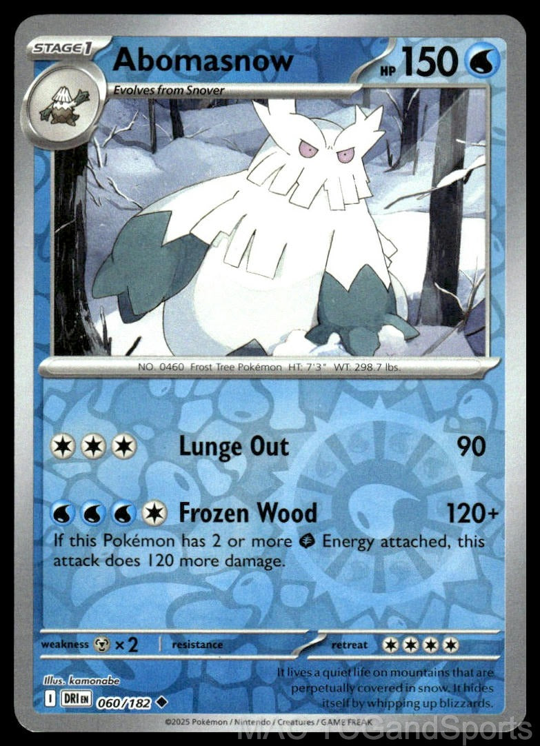Abomasnow 060/182 Reverse Holo