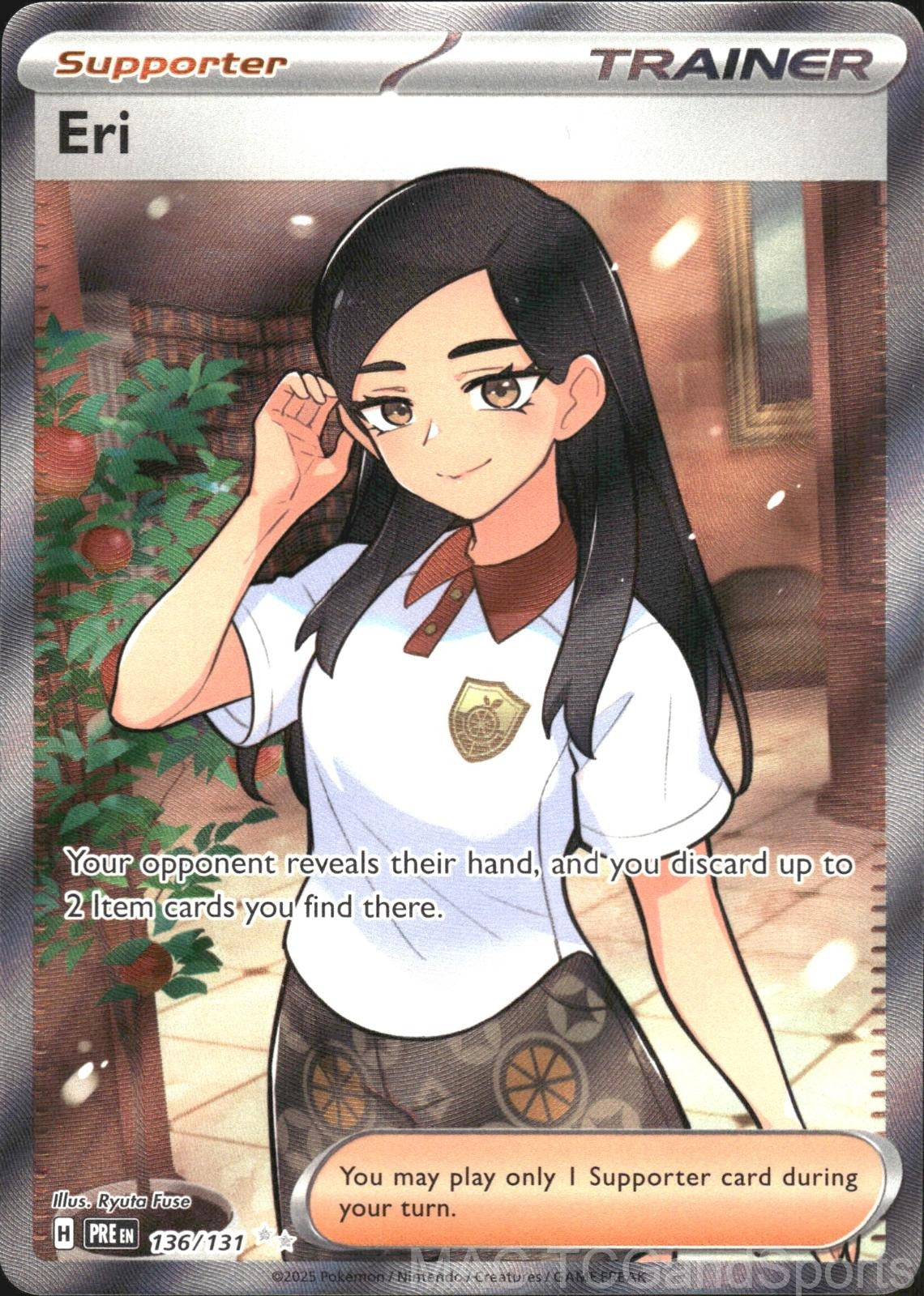Eri 136/131 Holo Prismatic Evolutions Pokemon TCG NM