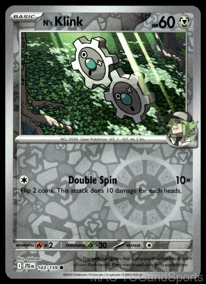 N's Klink 103/159 Reverse Holo