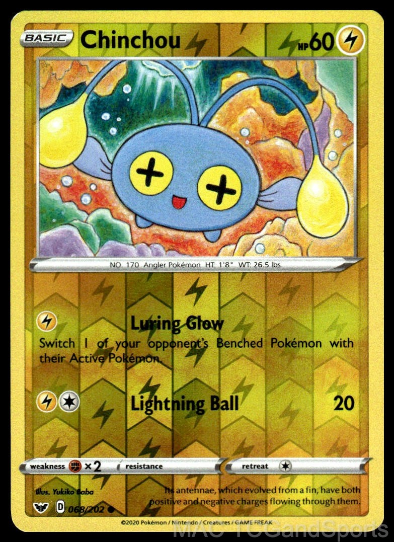 Chinchou 068/202 Reverse Holo