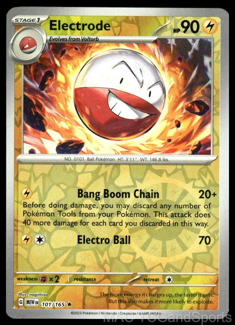 Electrode 101/165 Reverse Holo