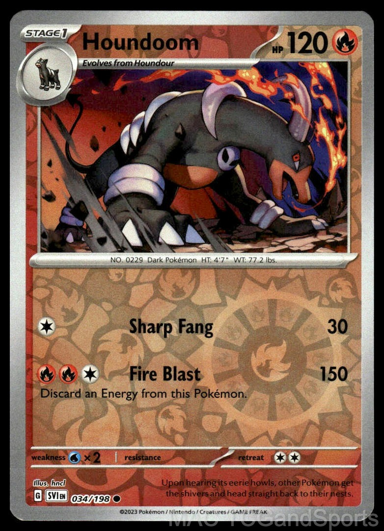 Houndoom 034/198 Reverse Holo
